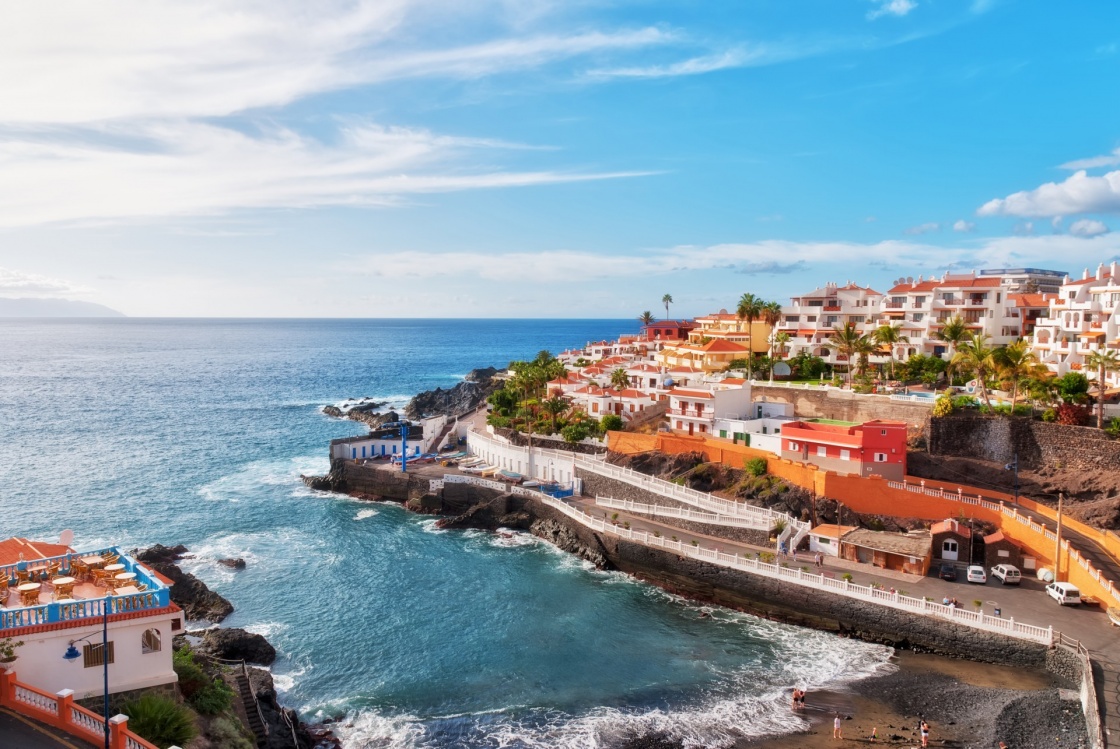 'Puerto Santiago, Tenerife, in the Spanish Canary Islands' - Isole Canarie