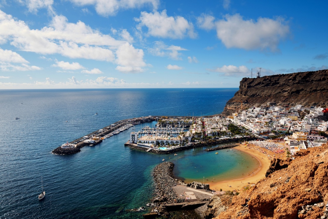 'Puerto de Mogan in Gran Canaria, Spain, Europe' - Isole Canarie